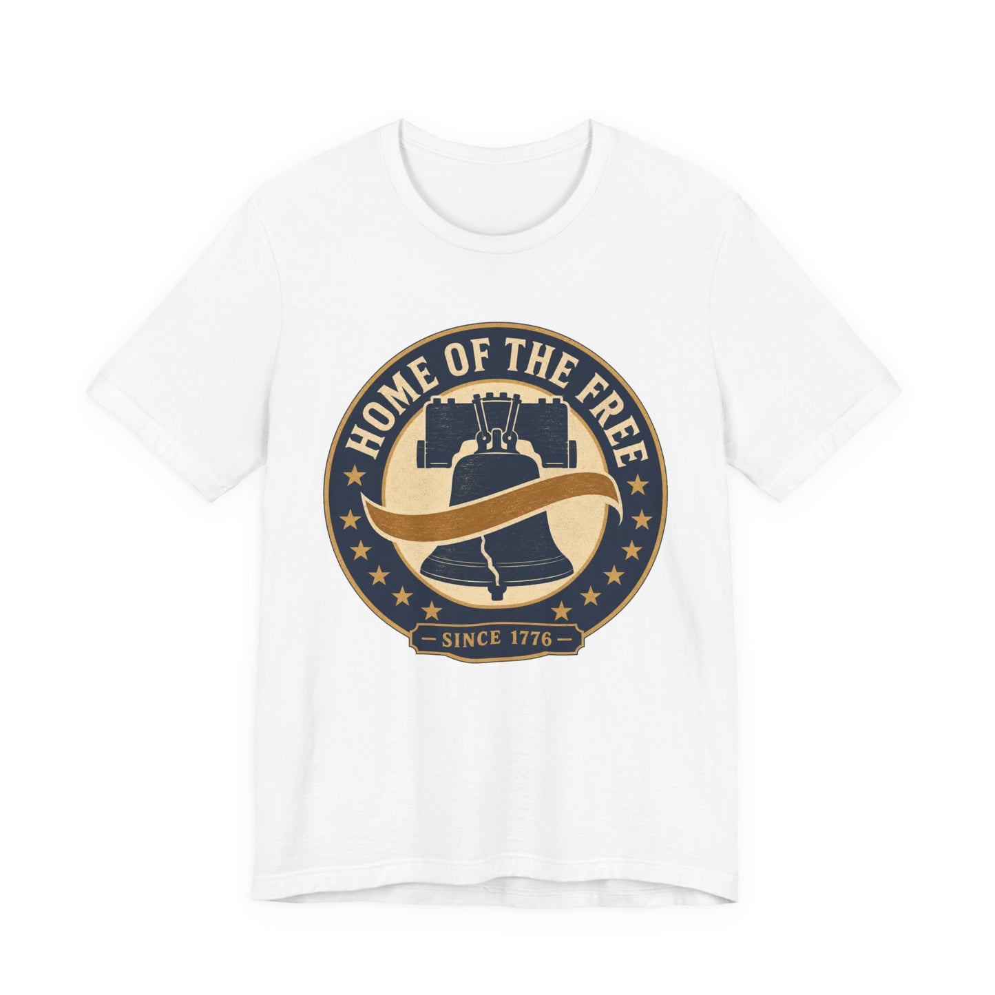 Home of the Free Liberty Bell T-Shirt — Patriotic USA Independence Tee