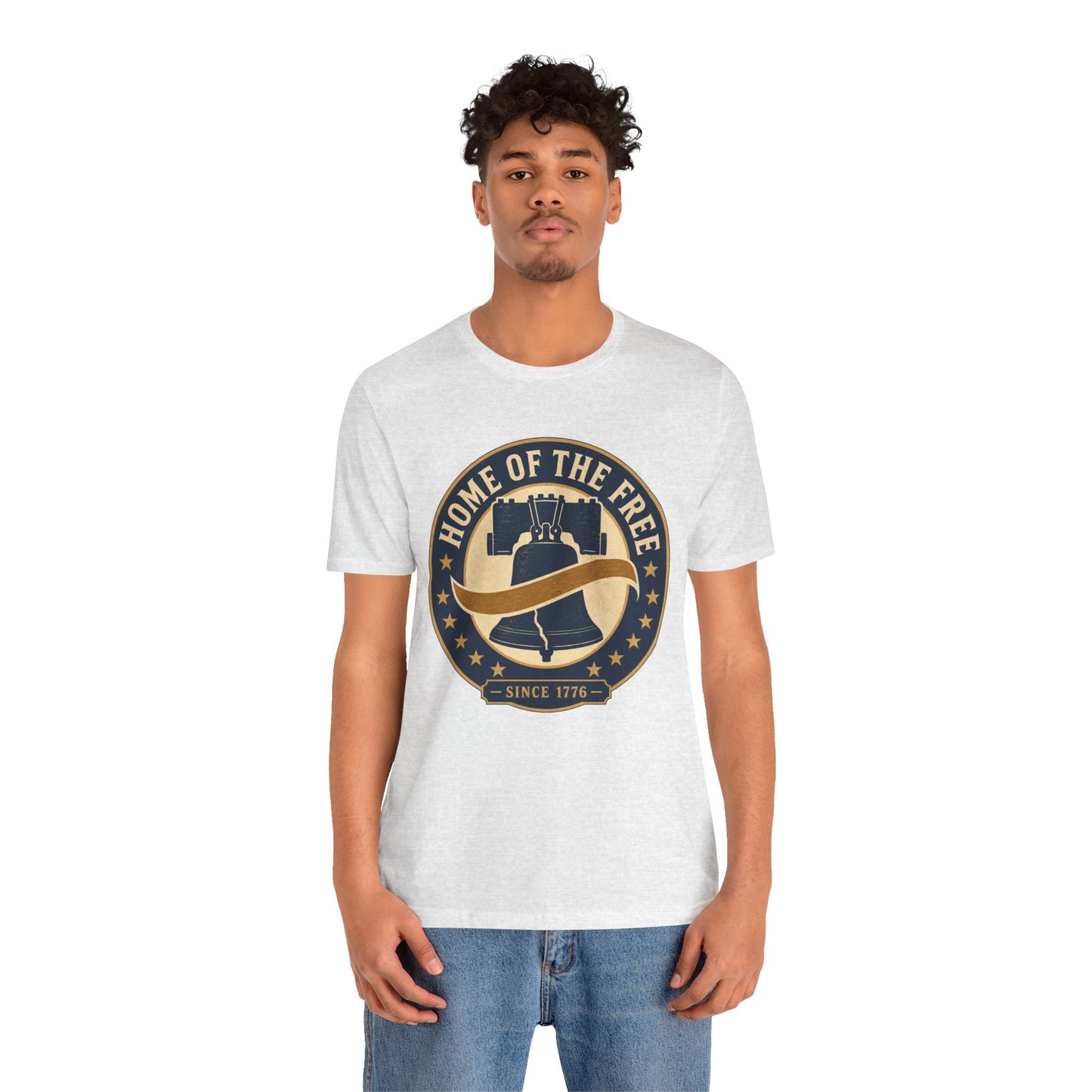 Home of the Free Liberty Bell T-Shirt — Patriotic USA Independence Tee