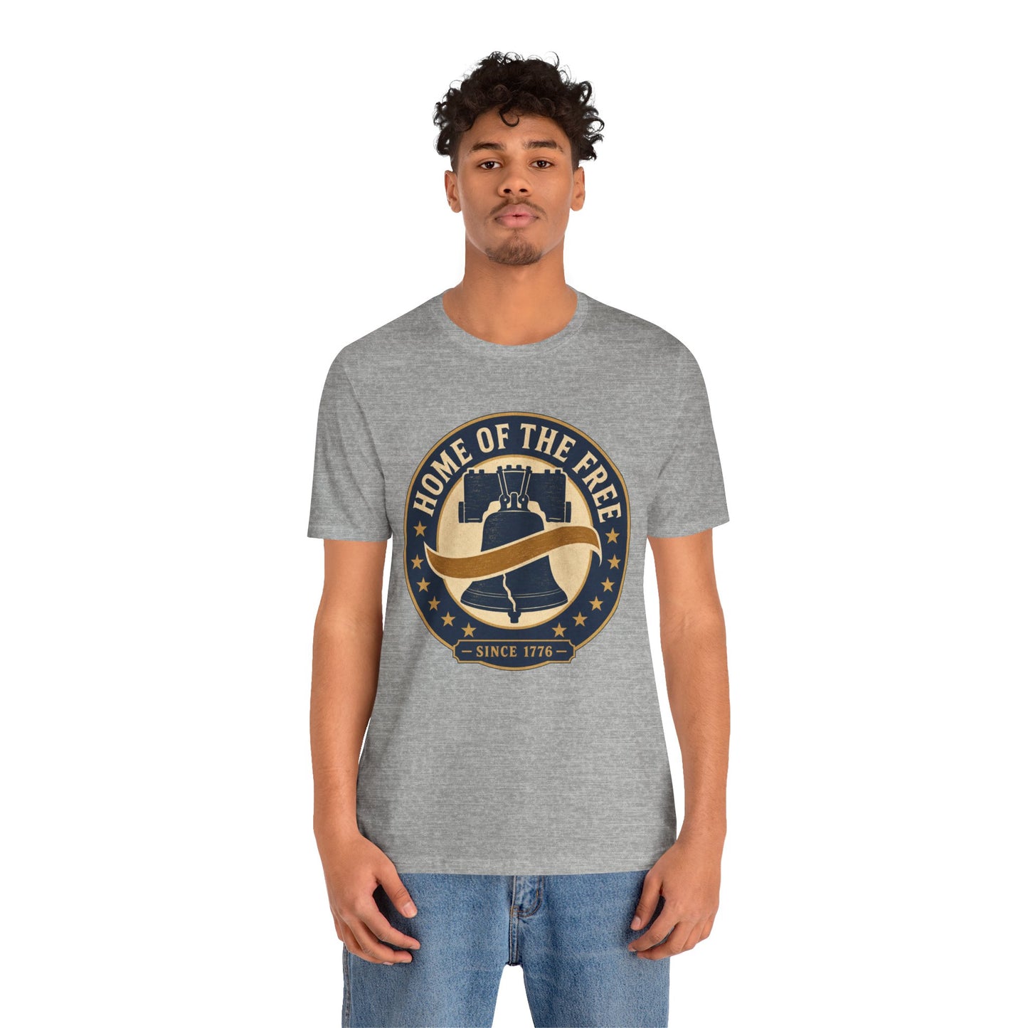 Home of the Free Liberty Bell T-Shirt — Patriotic USA Independence Tee