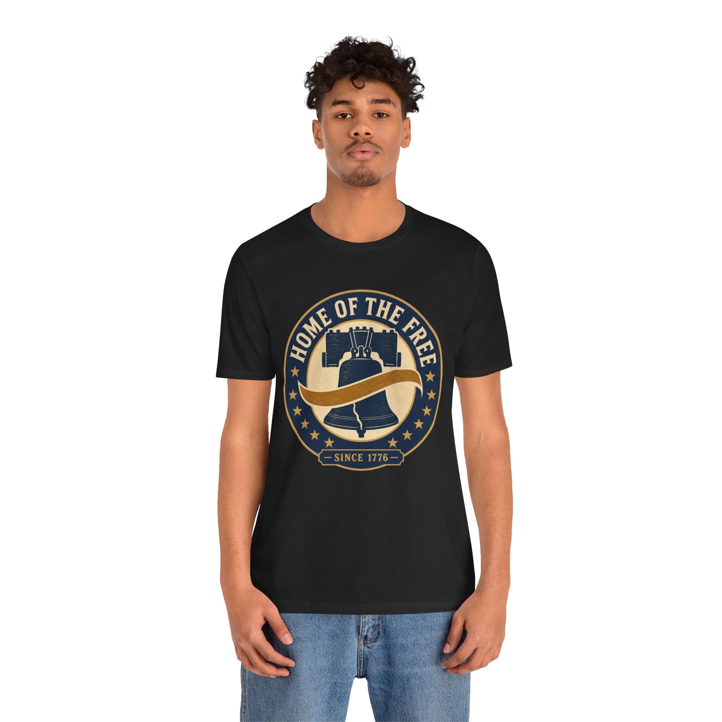 Home of the Free Liberty Bell T-Shirt — Patriotic USA Independence Tee