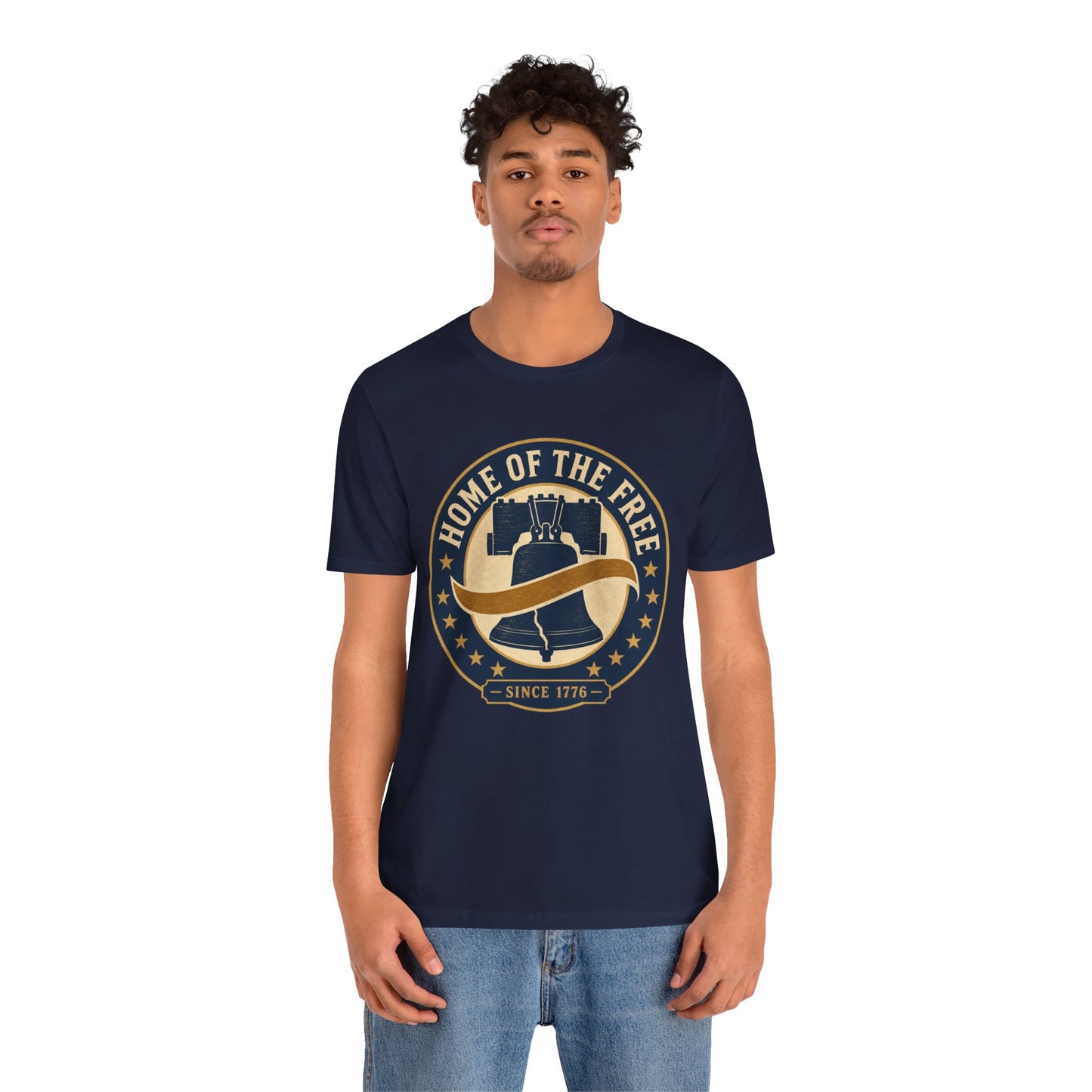 Home of the Free Liberty Bell T-Shirt — Patriotic USA Independence Tee