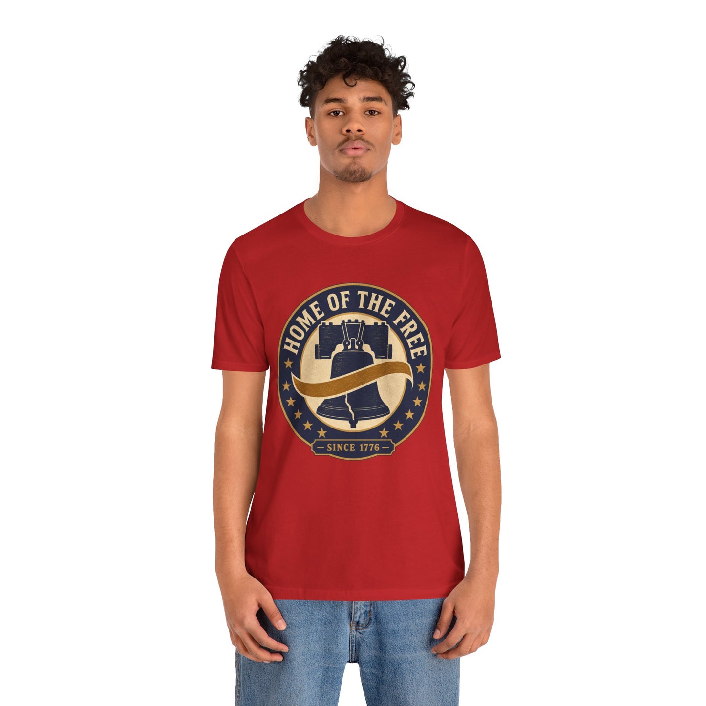 Home of the Free Liberty Bell T-Shirt — Patriotic USA Independence Tee