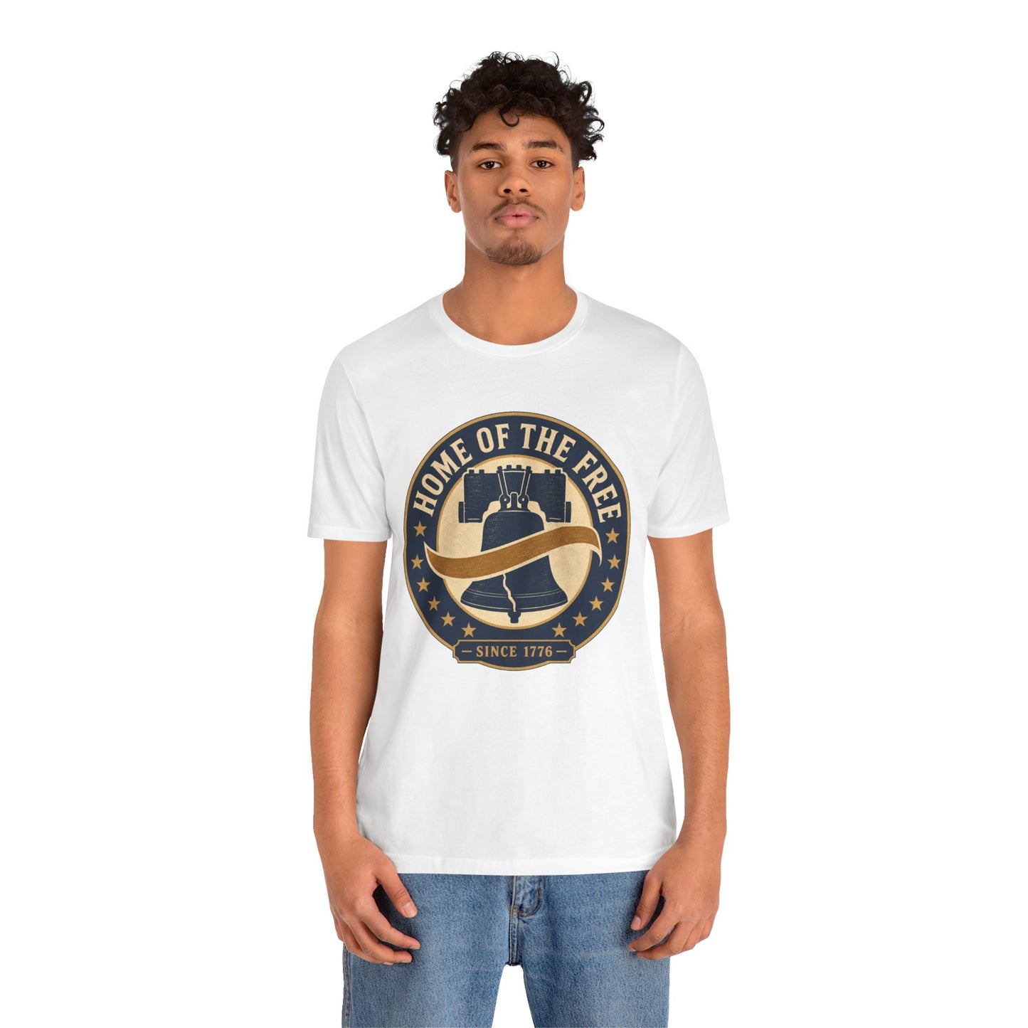 Home of the Free Liberty Bell T-Shirt — Patriotic USA Independence Tee