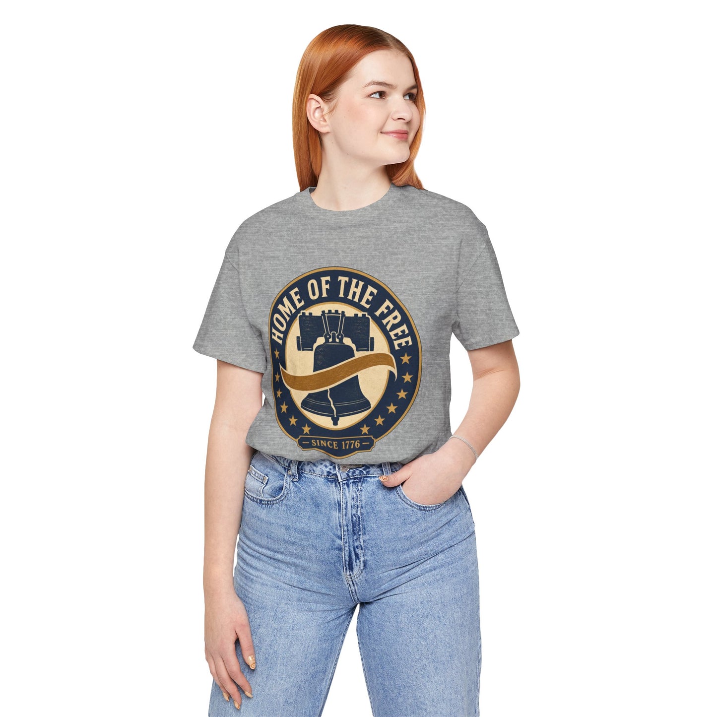 Home of the Free Liberty Bell T-Shirt — Patriotic USA Independence Tee