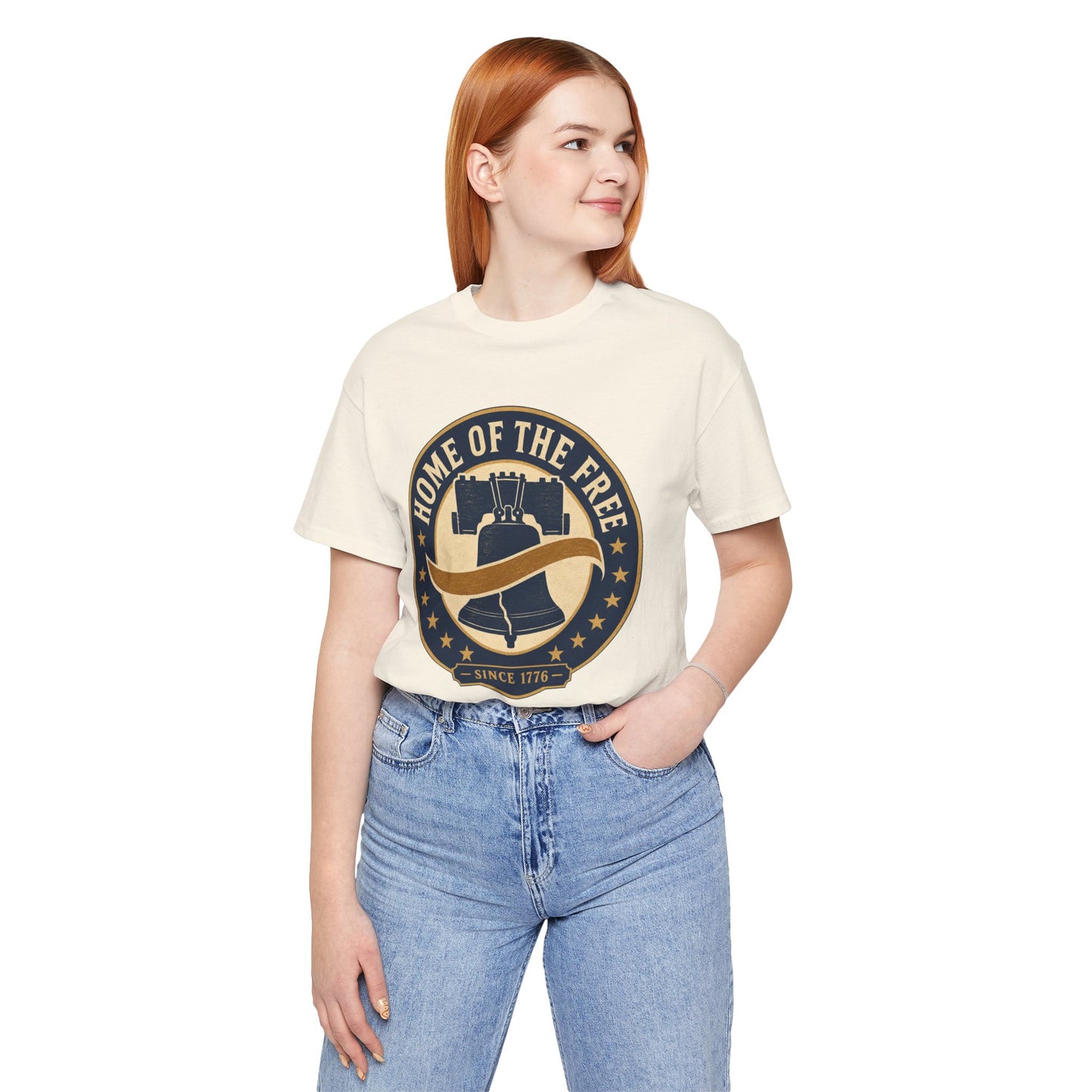 Home of the Free Liberty Bell T-Shirt — Patriotic USA Independence Tee