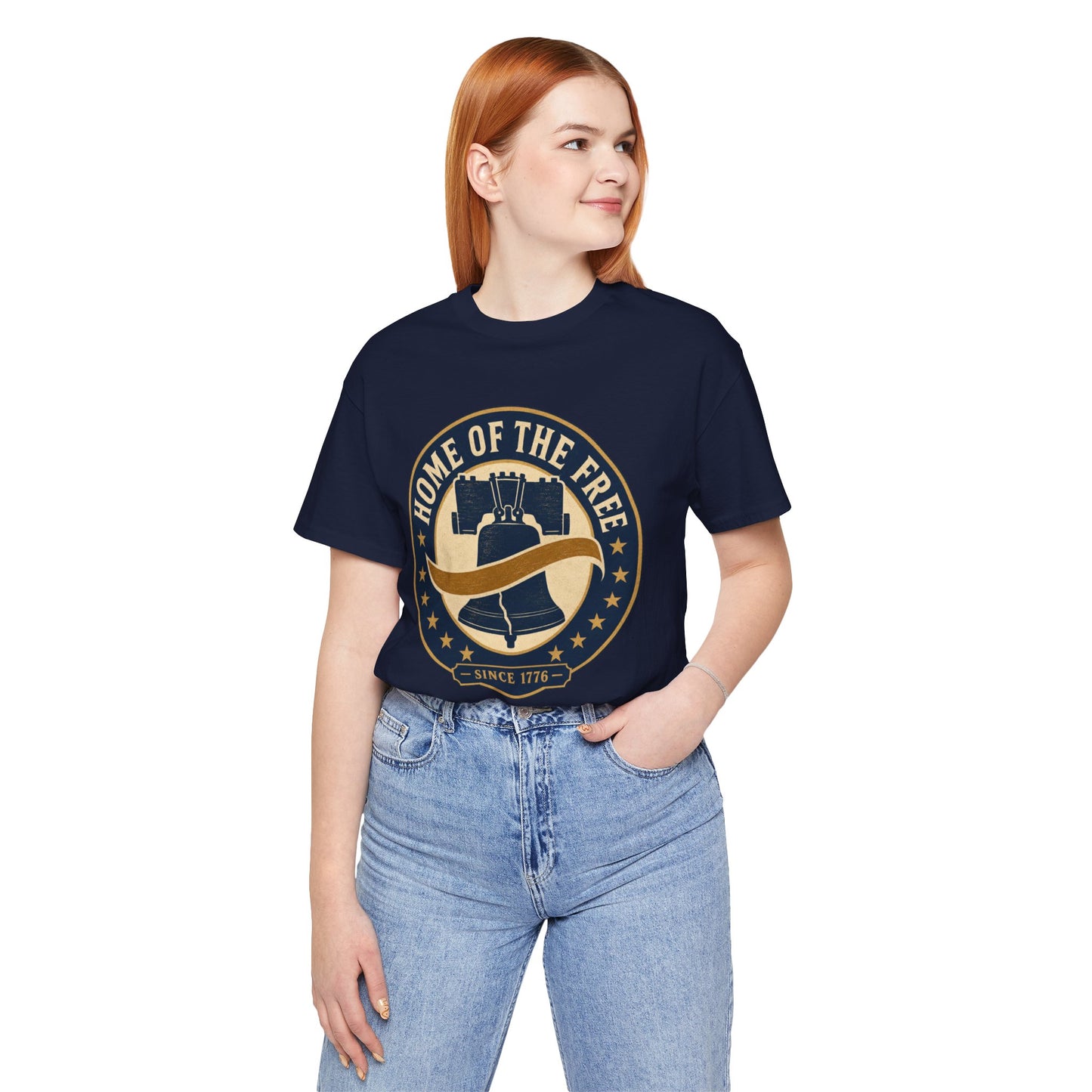 Home of the Free Liberty Bell T-Shirt — Patriotic USA Independence Tee