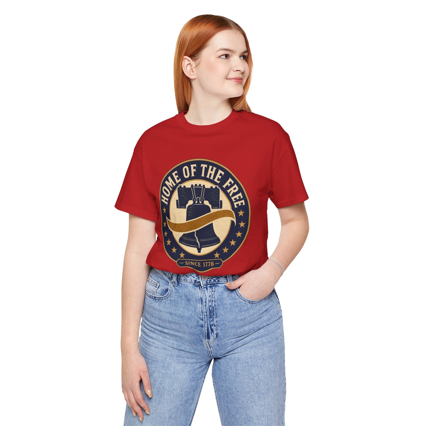 Home of the Free Liberty Bell T-Shirt — Patriotic USA Independence Tee