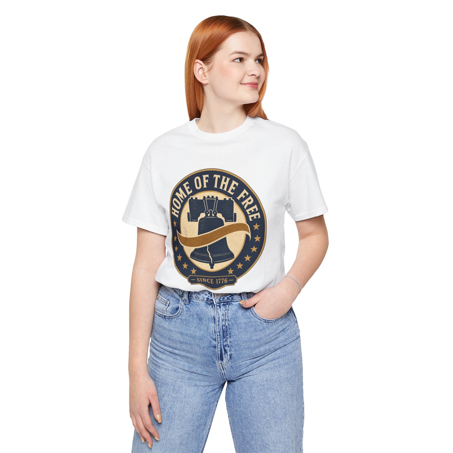Home of the Free Liberty Bell T-Shirt — Patriotic USA Independence Tee