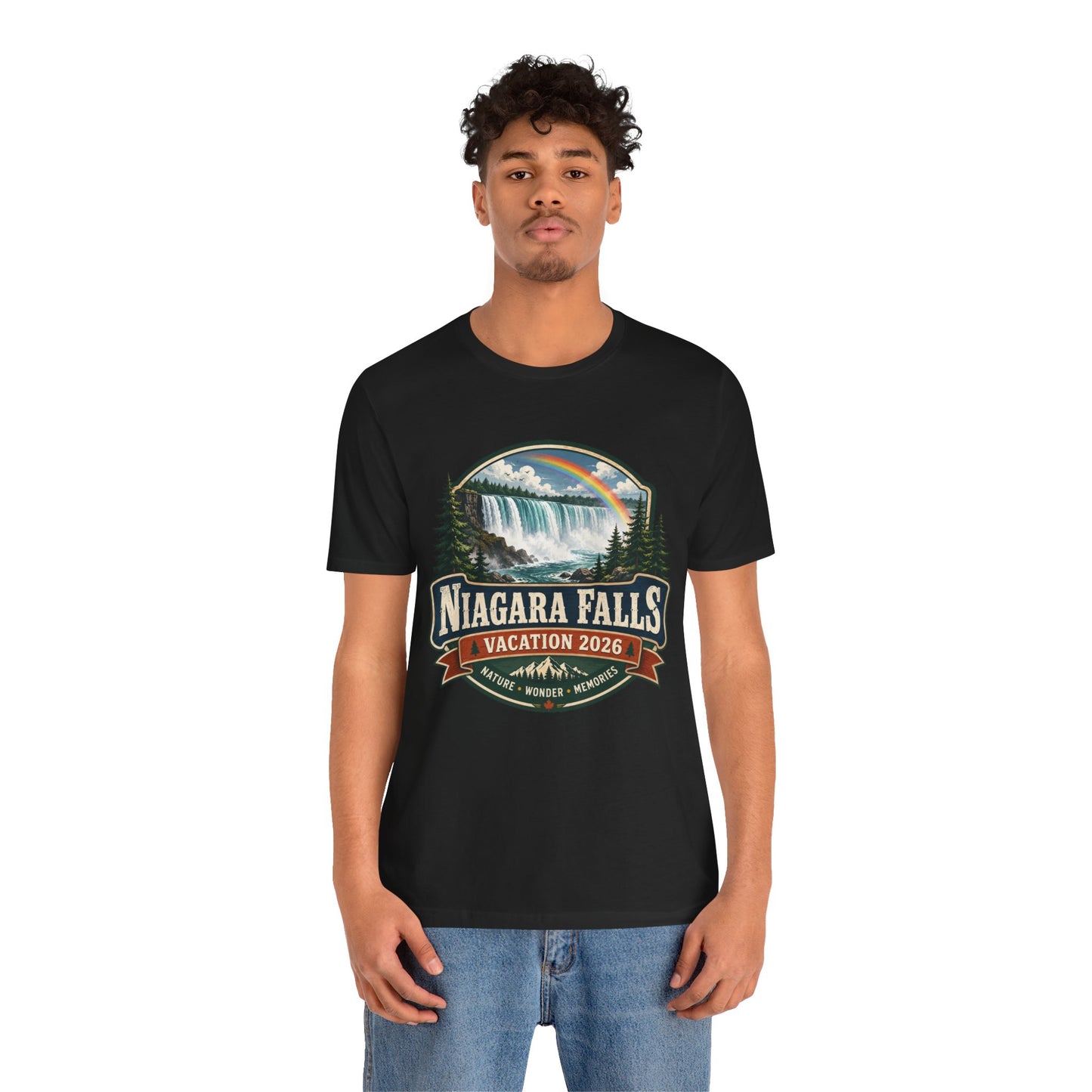 Niagara Falls Vacation 2026 T-Shirt — Scenic Rainbow Waterfall Souvenir