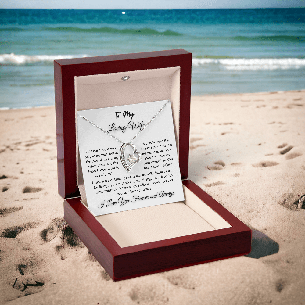 To My Beloved - Timeless Necklace Gift  I  To The Love of My Love   I Wife Gift