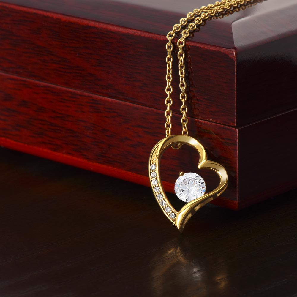 Beautiful Gift to My Loving Daughter "Love You More Than Words Can Hold" Necklace