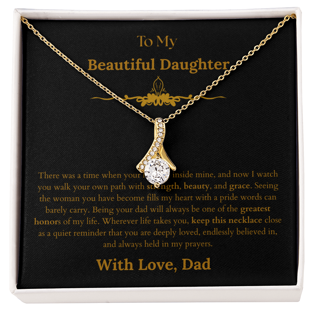 Amazing Gift for Daughter From Dad Necklace