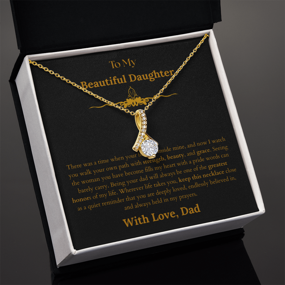 Amazing Gift for Daughter From Dad Necklace