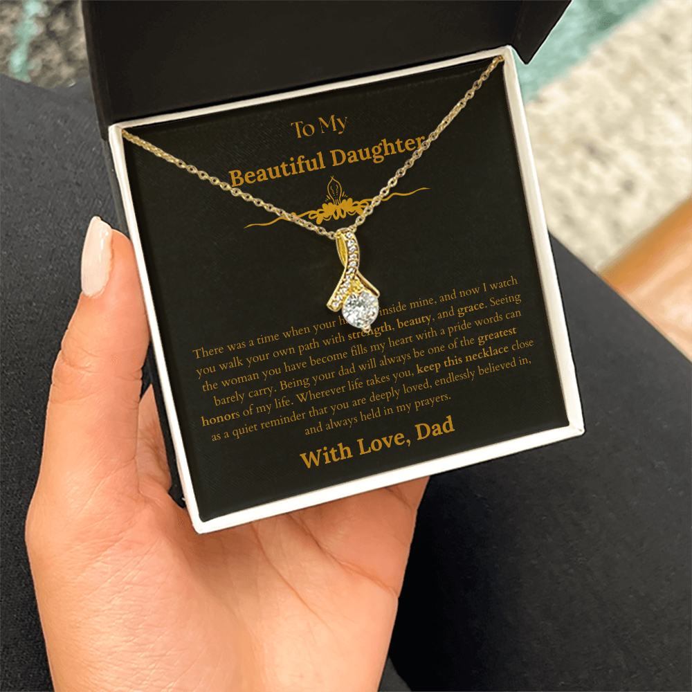 Amazing Gift for Daughter From Dad Necklace