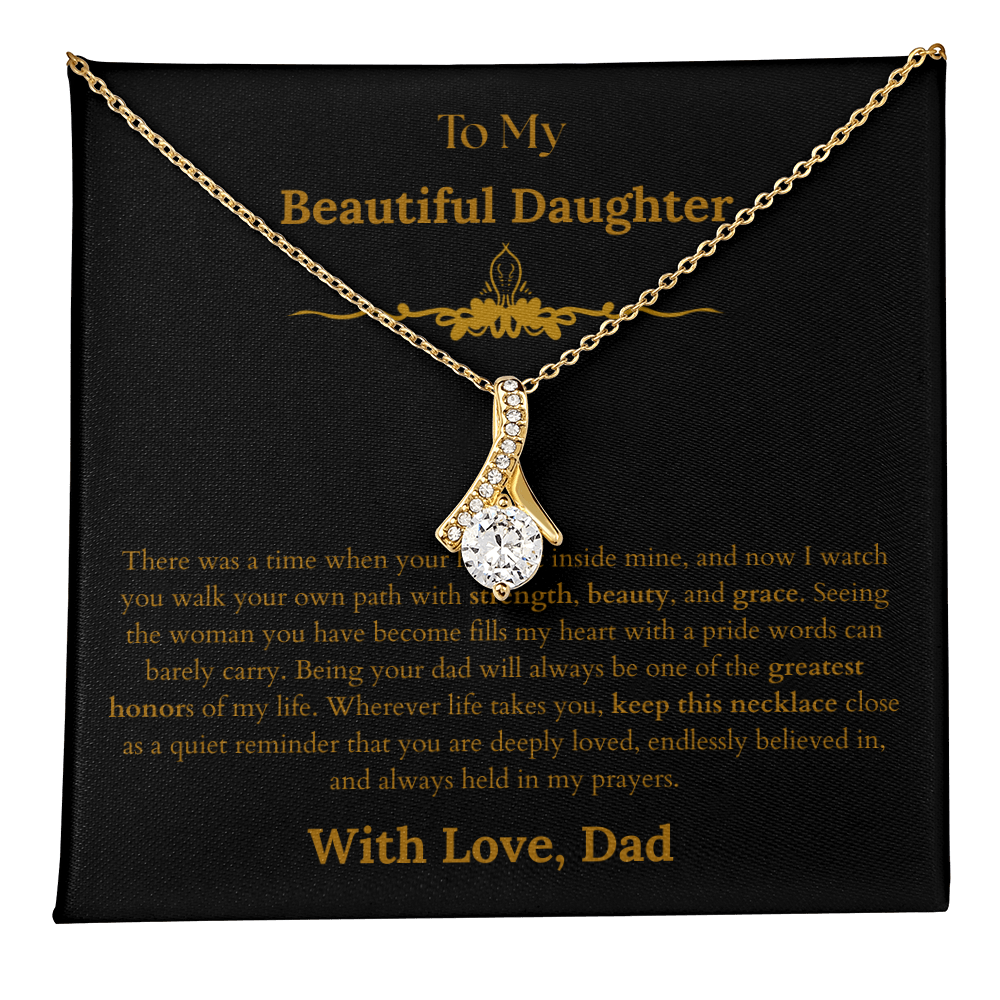 Amazing Gift for Daughter From Dad Necklace