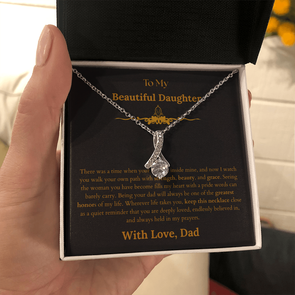 Amazing Gift for Daughter From Dad Necklace