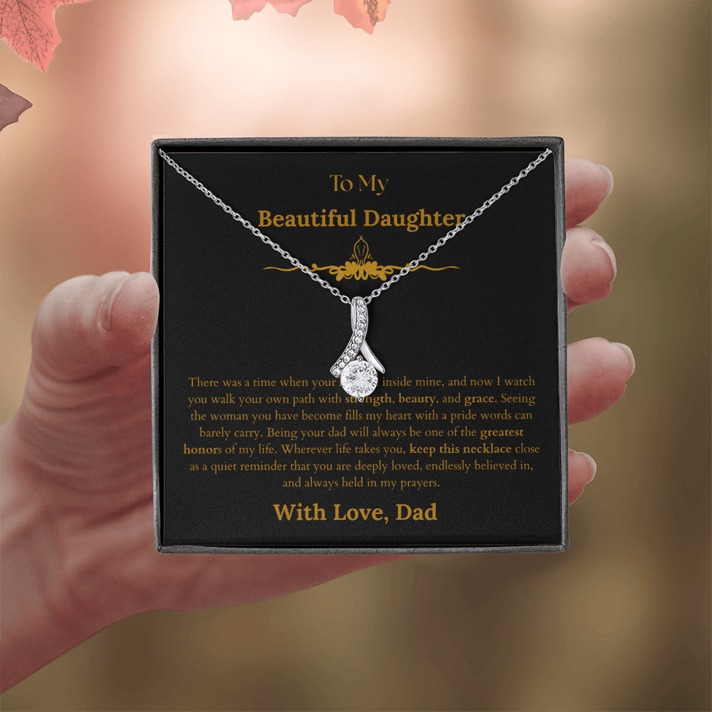 Amazing Gift for Daughter From Dad Necklace