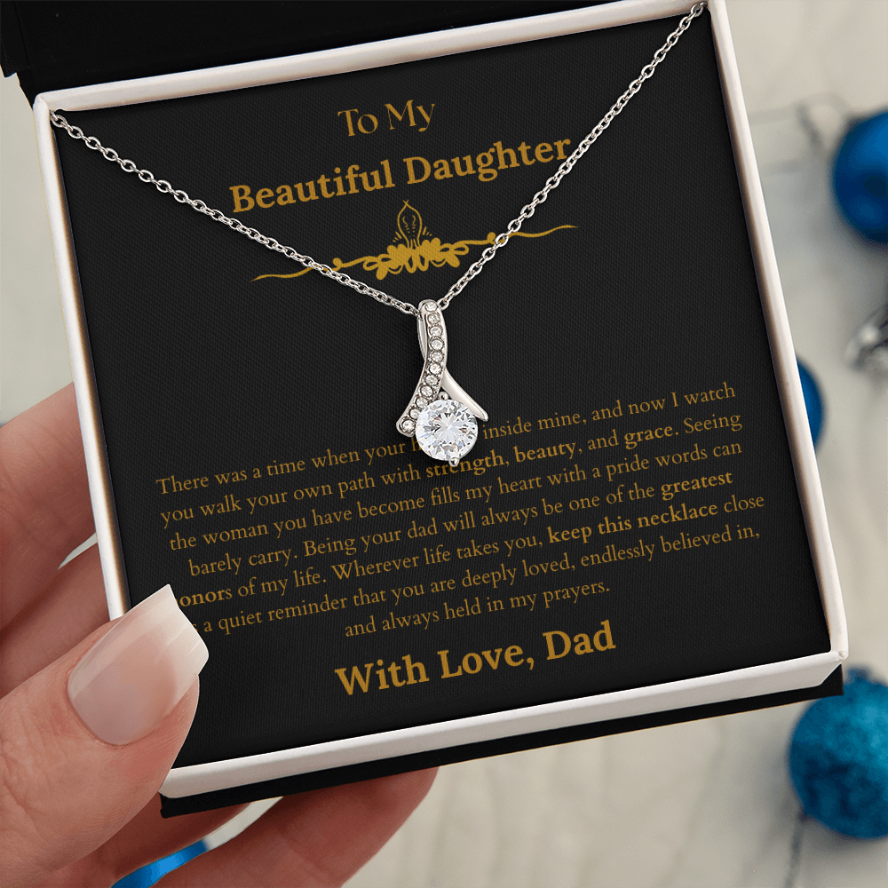 Amazing Gift for Daughter From Dad Necklace