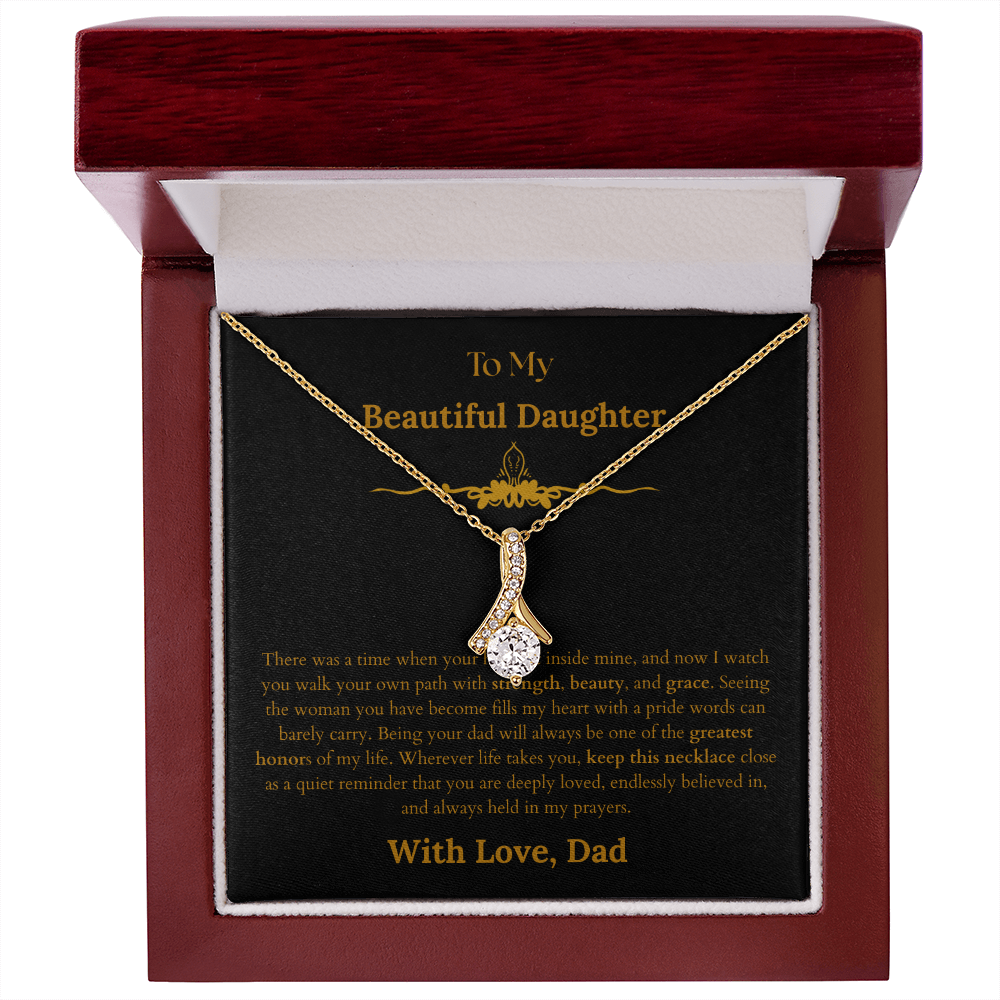 Amazing Gift for Daughter From Dad Necklace