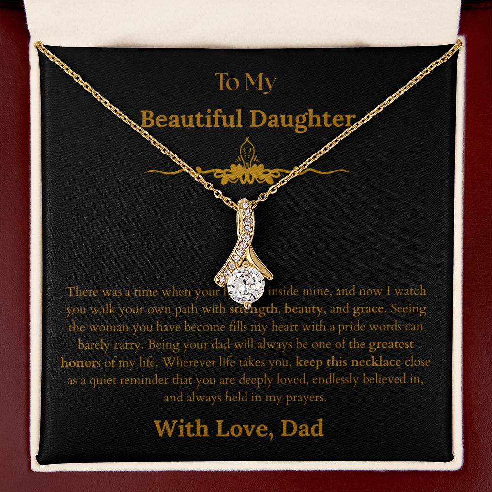 Amazing Gift for Daughter From Dad Necklace