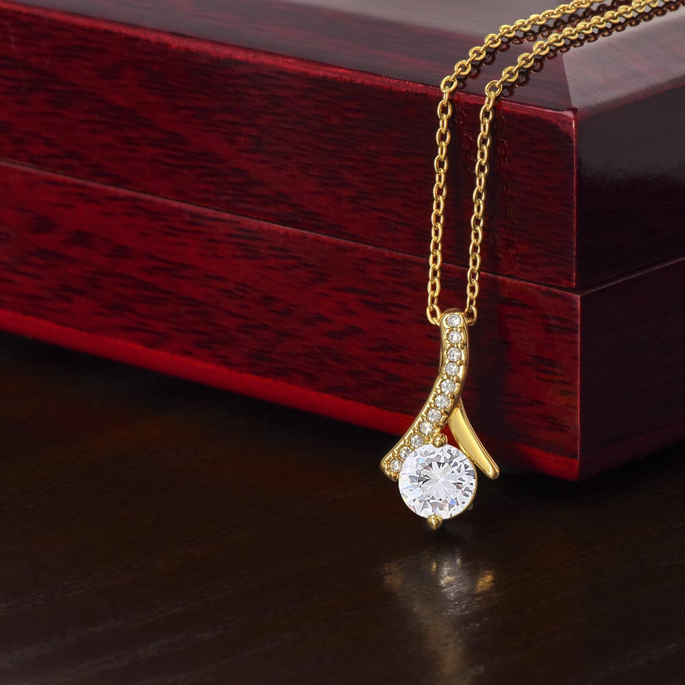 To My Beautiful Daughter Necklace From Mom I Birthday Gift for Daughter