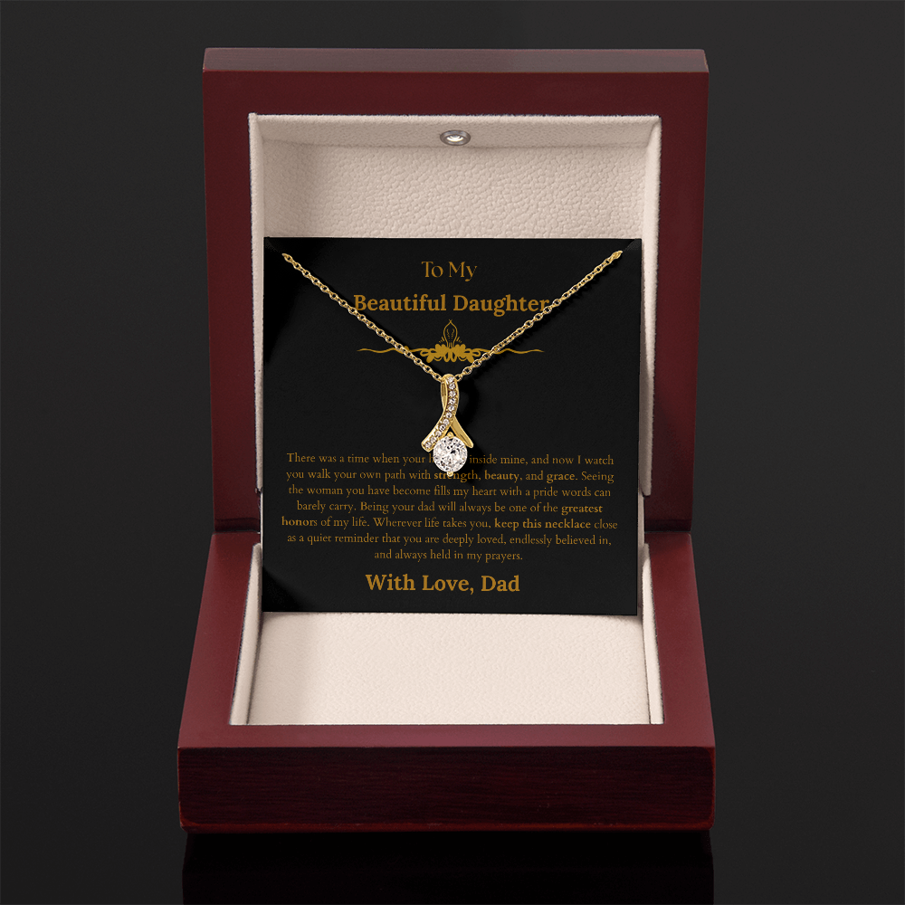 Amazing Gift for Daughter From Dad Necklace