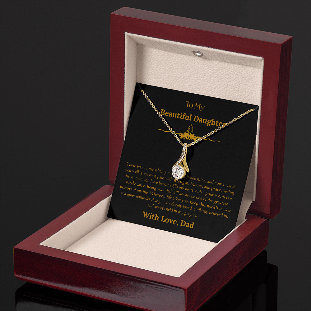 Amazing Gift for Daughter From Dad Necklace