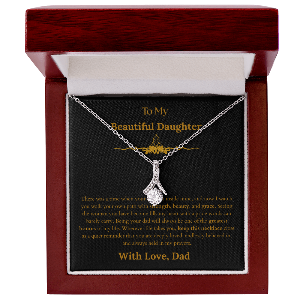 Amazing Gift for Daughter From Dad Necklace