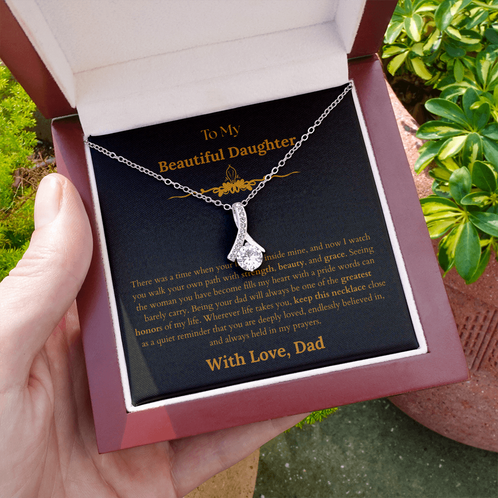 Amazing Gift for Daughter From Dad Necklace