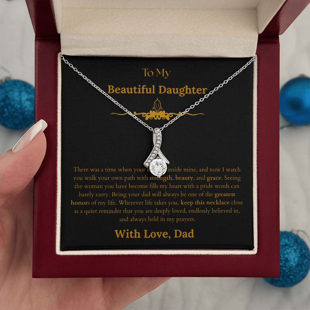 Amazing Gift for Daughter From Dad Necklace