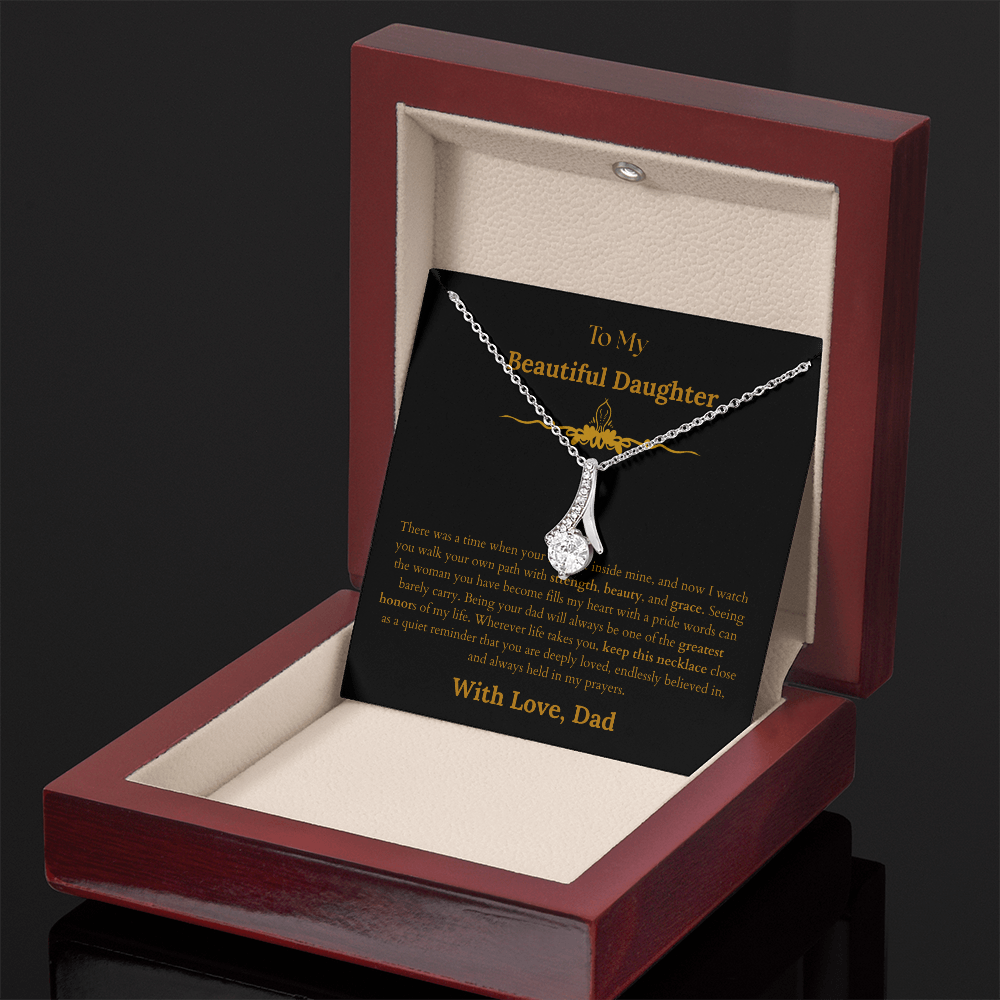 Amazing Gift for Daughter From Dad Necklace