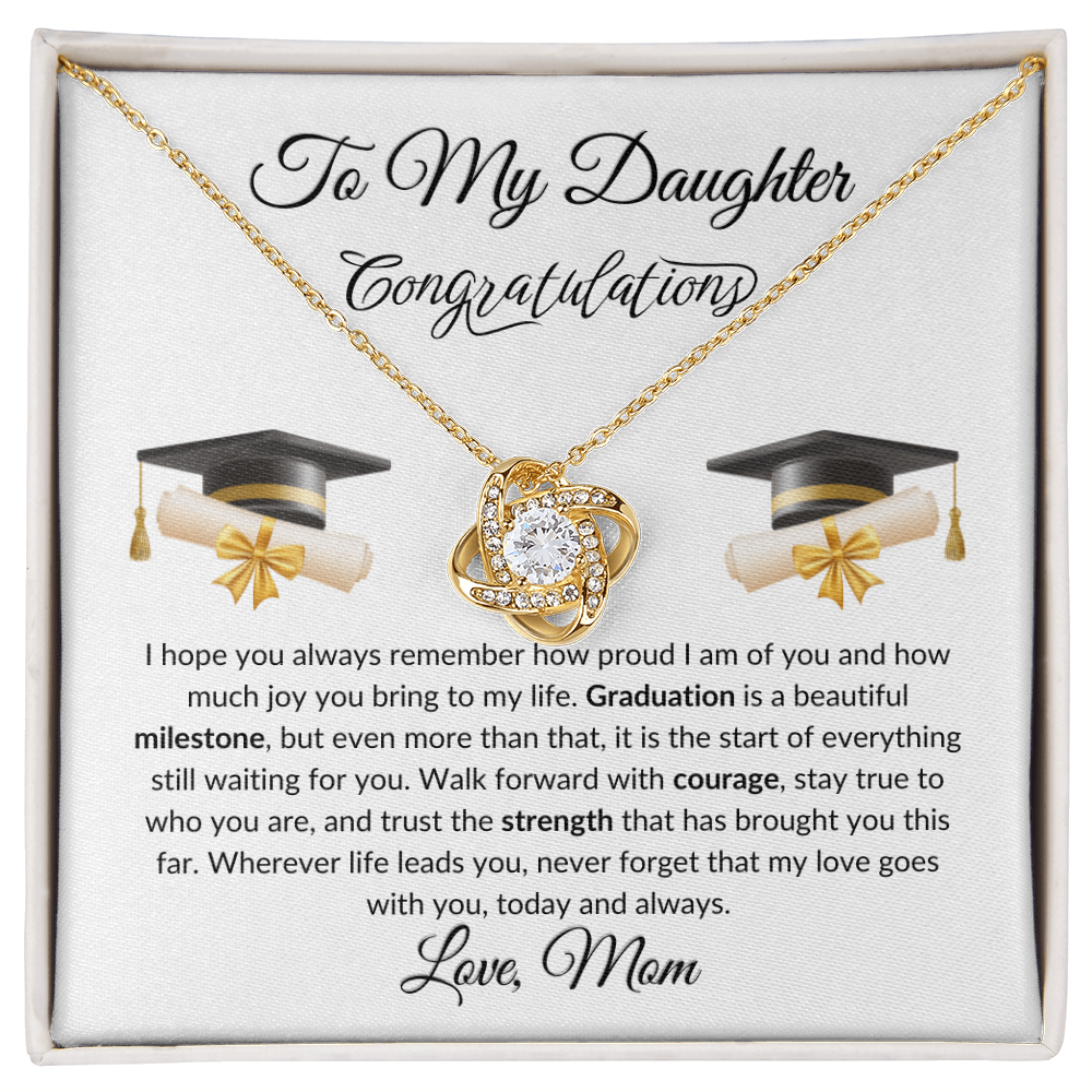 Graduation Gift for Daughter Necklace I Daughter Graduation Gift 2026