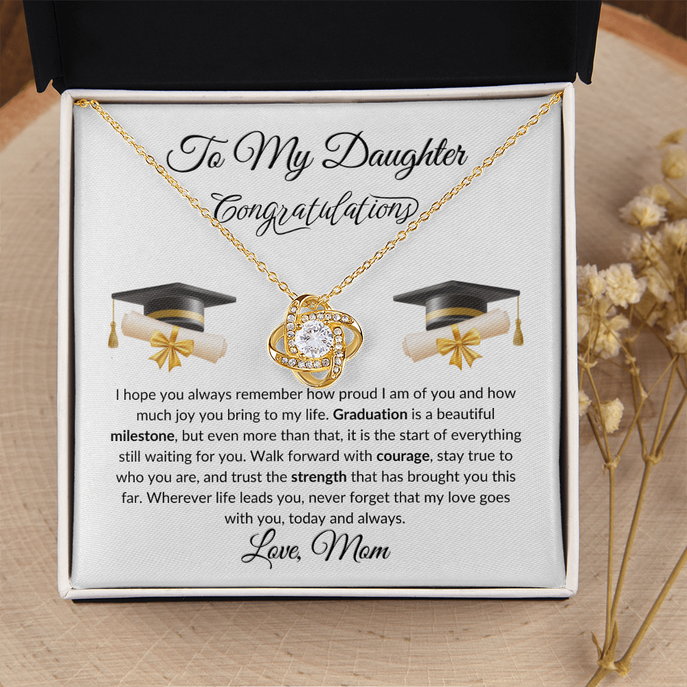 Graduation Gift for Daughter Necklace I Daughter Graduation Gift 2026