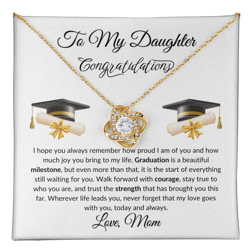 Graduation Gift for Daughter Necklace I Daughter Graduation Gift 2026