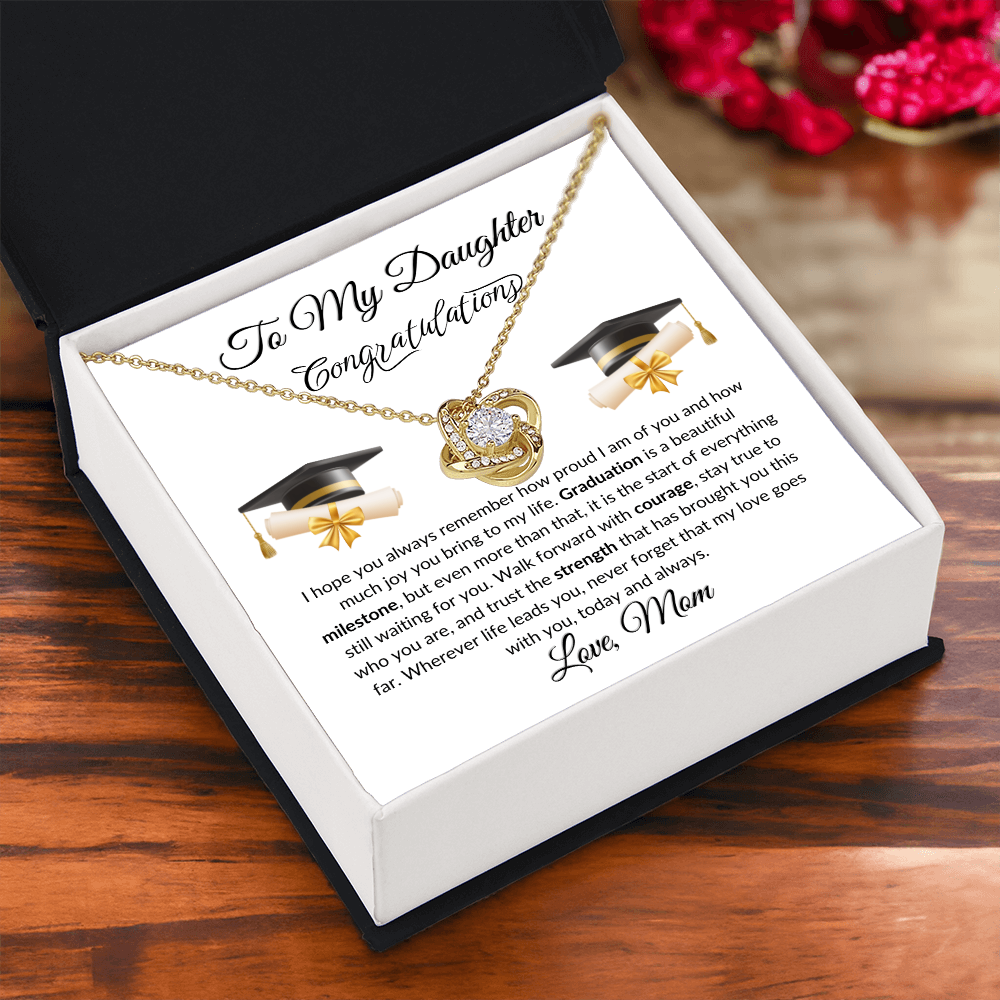 Graduation Gift for Daughter Necklace I Daughter Graduation Gift 2026