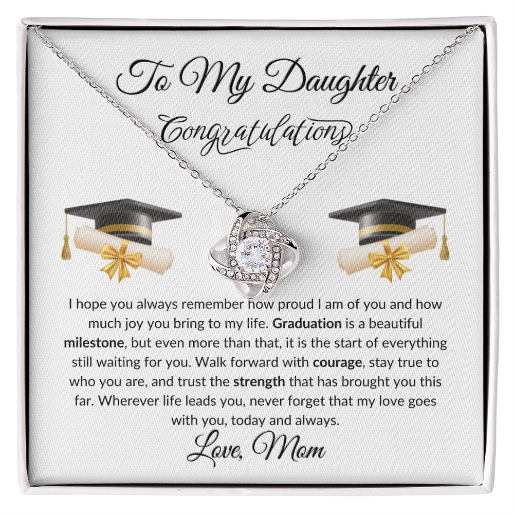 Graduation Gift for Daughter Necklace I Daughter Graduation Gift 2026