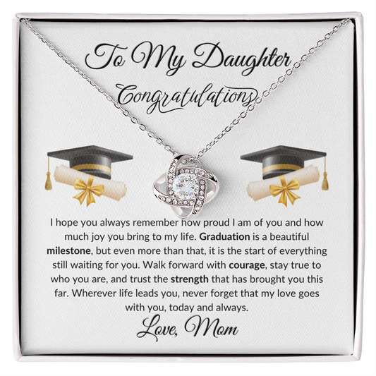 Graduation Gift for Daughter Necklace I Daughter Graduation Gift 2026