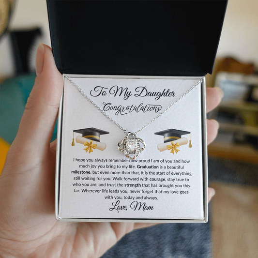 Graduation Gift for Daughter Necklace I Daughter Graduation Gift 2026