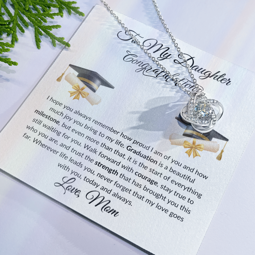 Graduation Gift for Daughter Necklace I Daughter Graduation Gift 2026