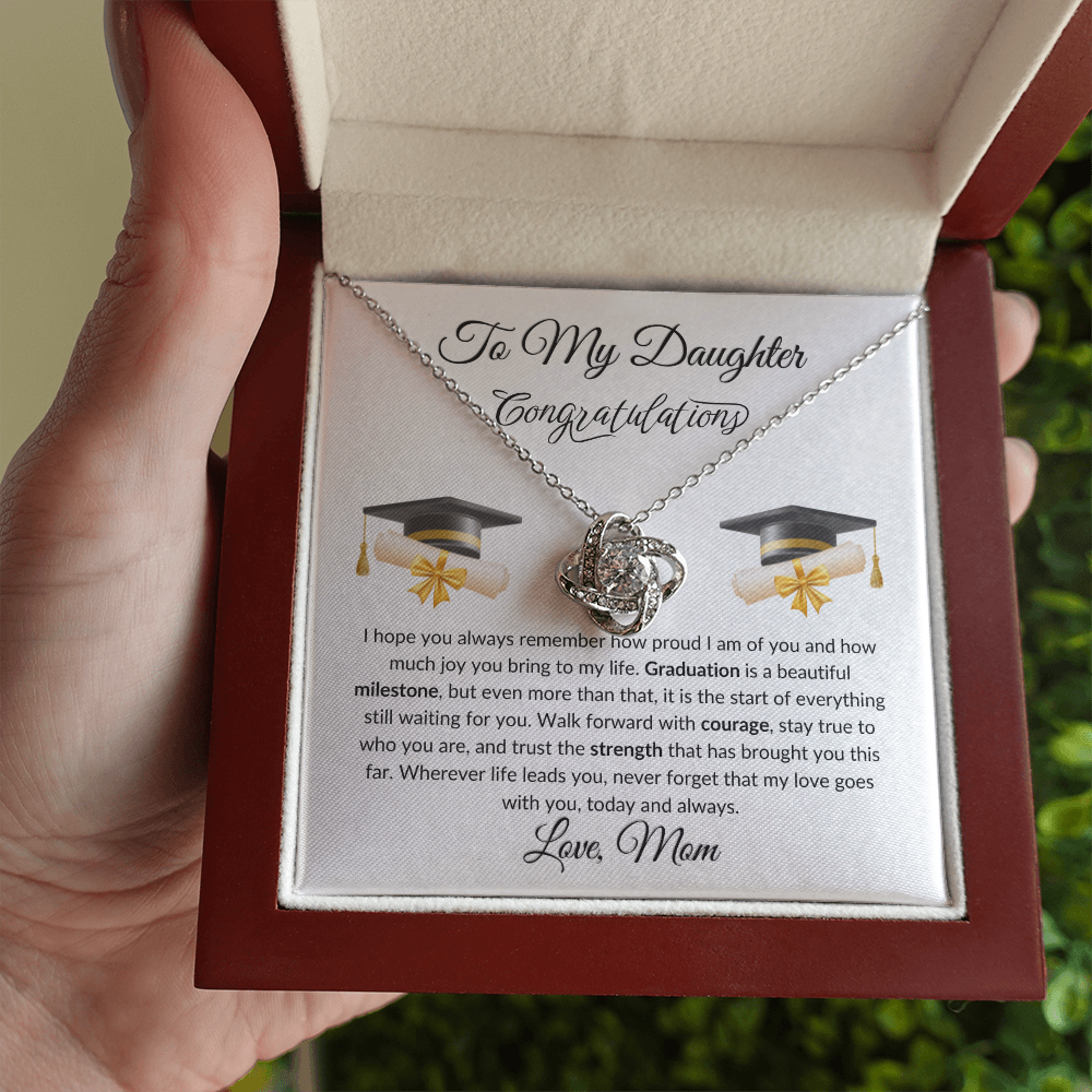 Graduation Gift for Daughter Necklace I Daughter Graduation Gift 2026