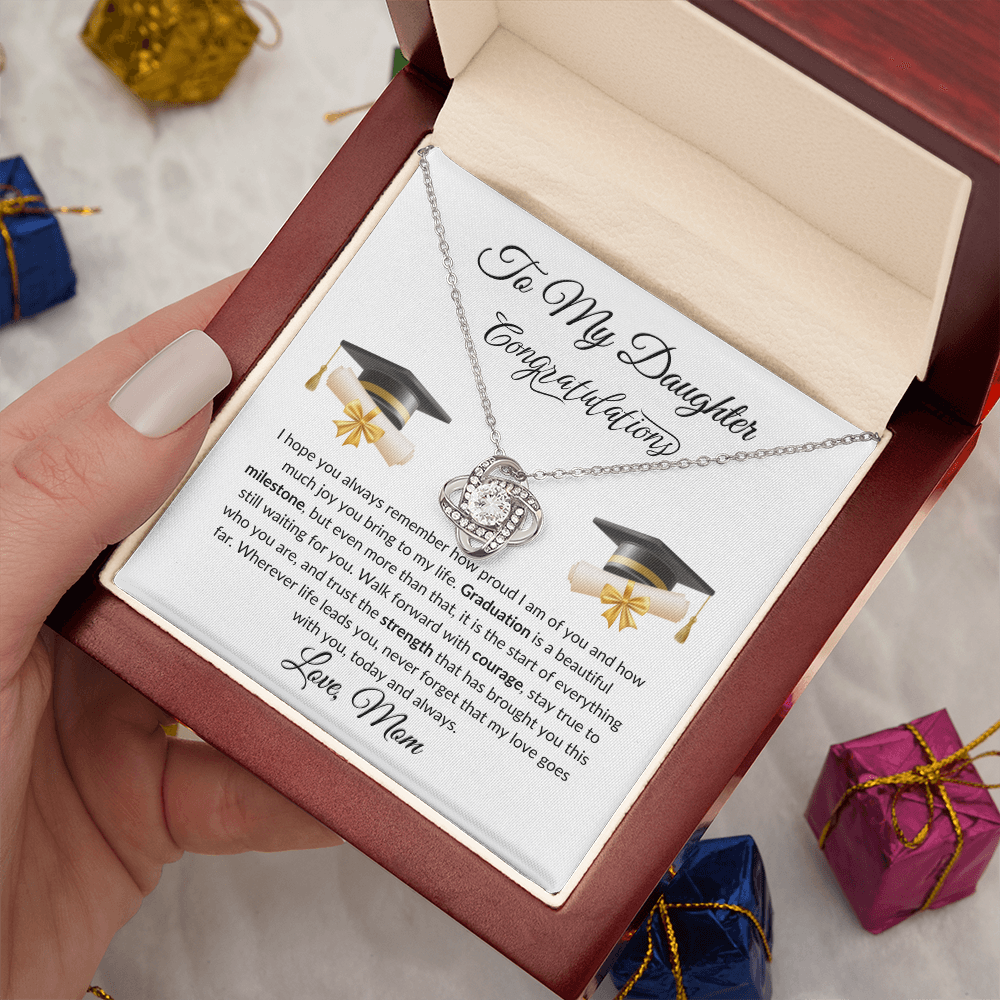 Graduation Gift for Daughter Necklace I Daughter Graduation Gift 2026
