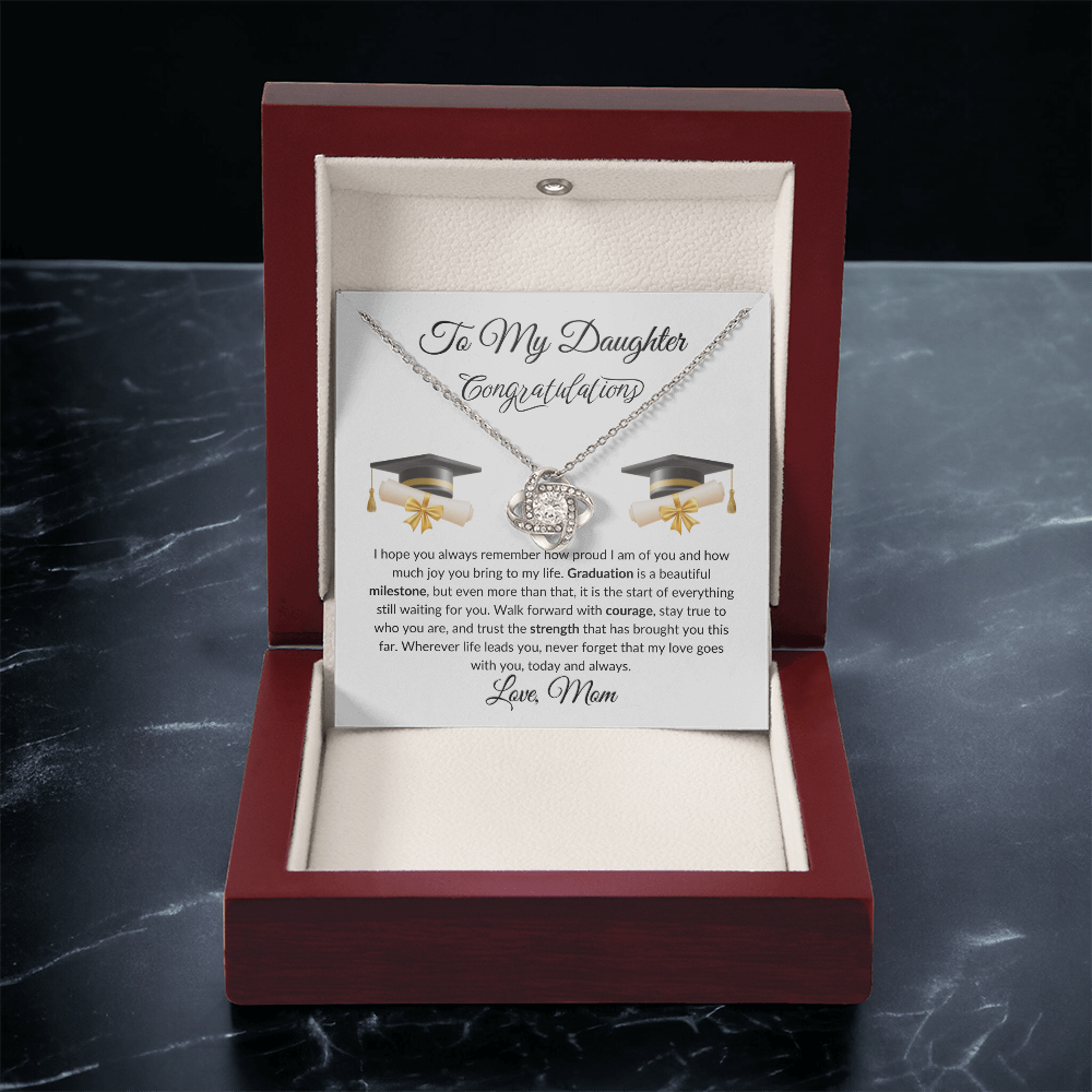 Graduation Gift for Daughter Necklace I Daughter Graduation Gift 2026