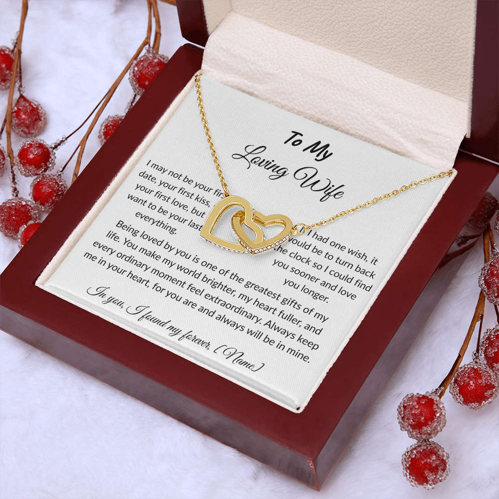 To My Wife – Forever and Always Necklace I  Anniversary Gift to Wife  I
