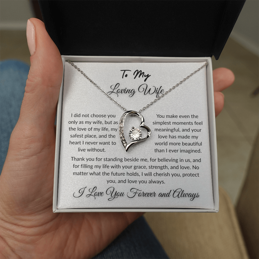 To My Beloved - Timeless Necklace Gift  I  To The Love of My Love   I Wife Gift