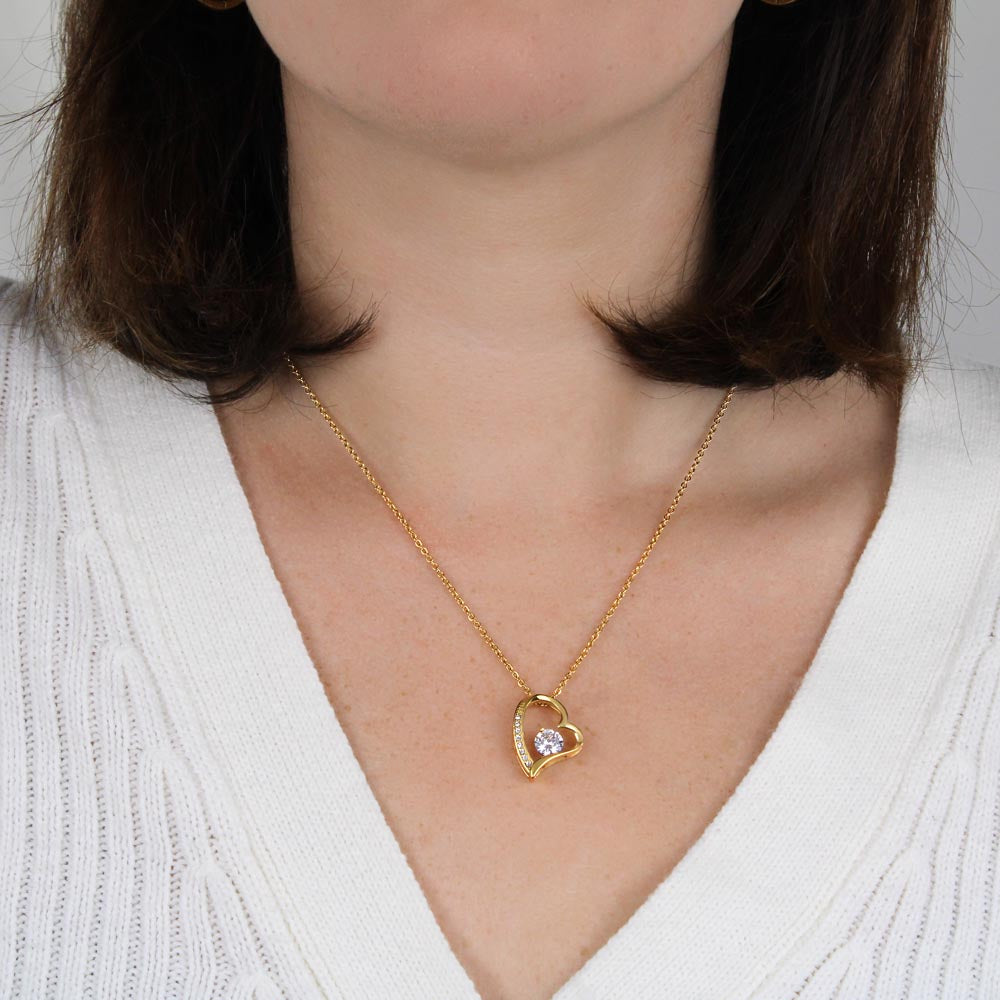 Beautiful Gift to My Loving Daughter "Love You More Than Words Can Hold" Necklace