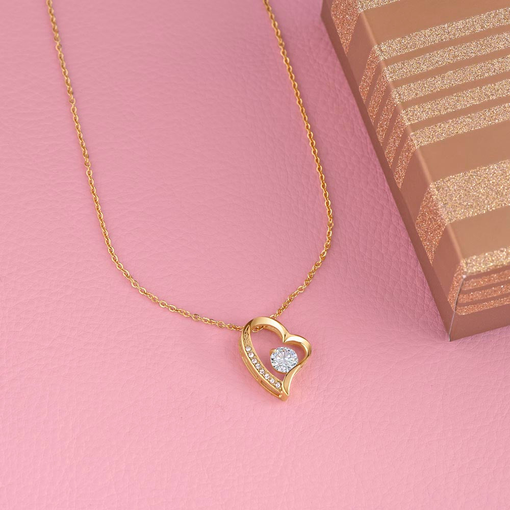 Beautiful Gift to My Loving Daughter "Love You More Than Words Can Hold" Necklace