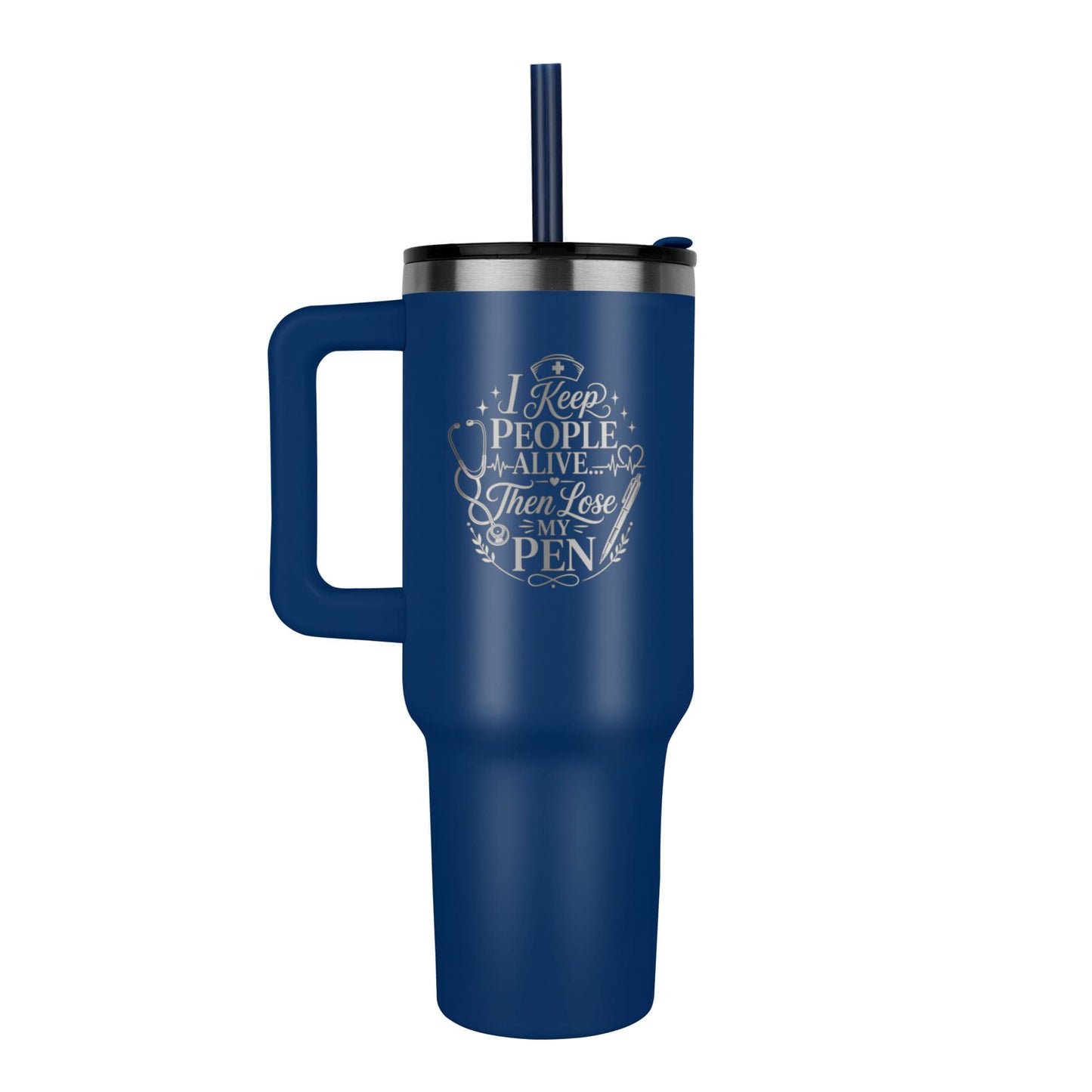 Luxury Nurse Appreciation Tumbler – 40oz Insulated Nurse Gift