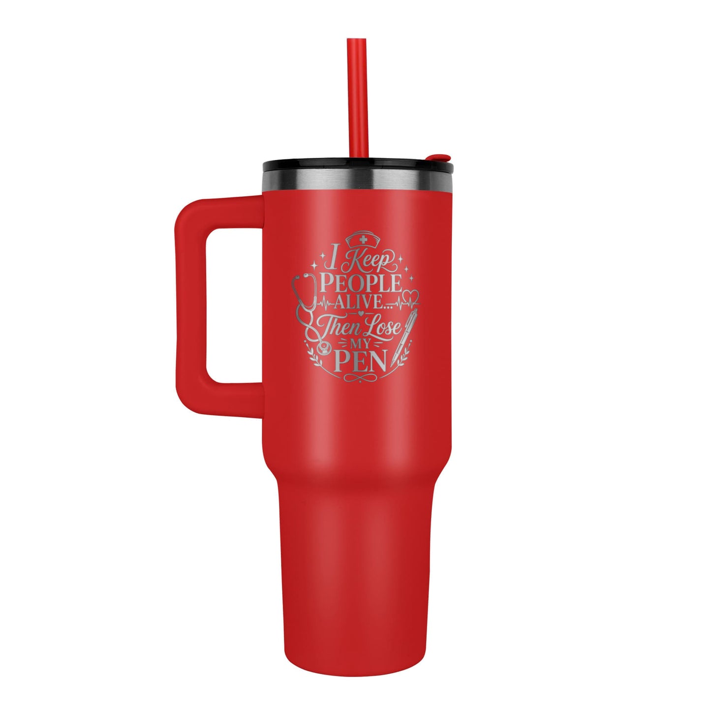 Luxury Nurse Appreciation Tumbler – 40oz Insulated Nurse Gift