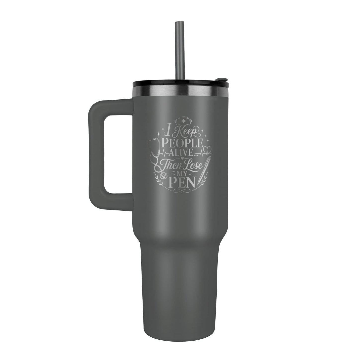 Luxury Nurse Appreciation Tumbler – 40oz Insulated Nurse Gift
