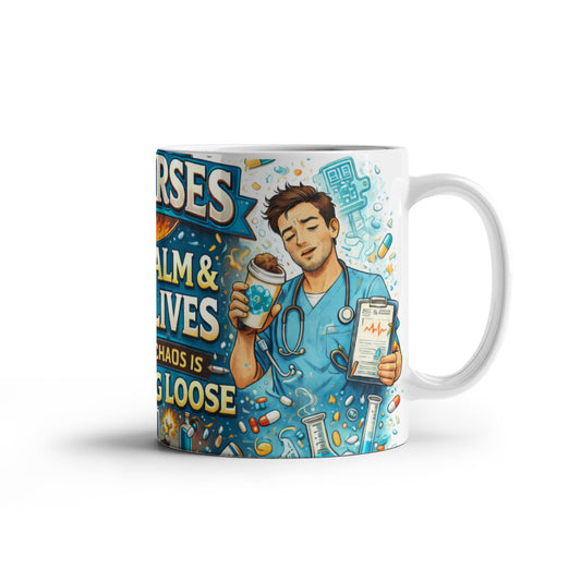 ER Nurse Survival Mode Mug – Funny Emergency Room Gift